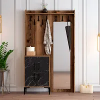 Dulap pentru antreu Trendy Sala Stand Berlin BC PAL / Black Marble photo 2
