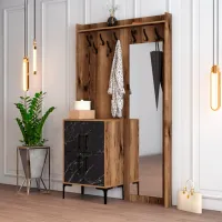 Dulap pentru antreu Trendy Sala Stand Berlin BC PAL / Black Marble photo 3