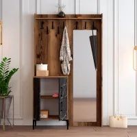 Dulap pentru antreu Trendy Sala Stand Berlin BC PAL / Black Marble photo 4