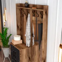 Dulap pentru antreu Trendy Sala Stand Berlin BC PAL / Black Marble photo 5