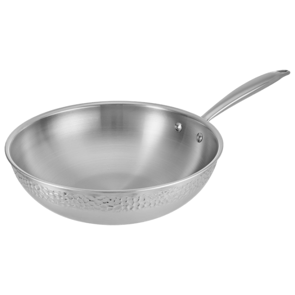 Tigaie Resto Crater 95004 Wok / 28 cm / Silver photo 1