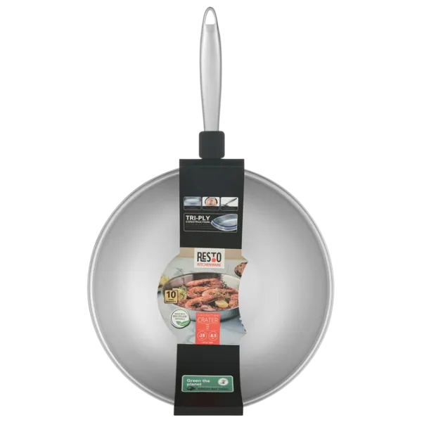 Tigaie Resto Crater 95004 Wok / 28 cm / Silver photo 2