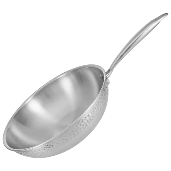 Tigaie Resto Crater 95004 Wok / 28 cm / Silver photo 4