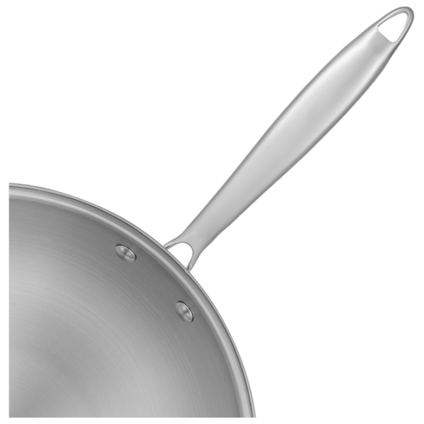 Tigaie Resto Crater 95004 Wok / 28 cm / Silver photo 6