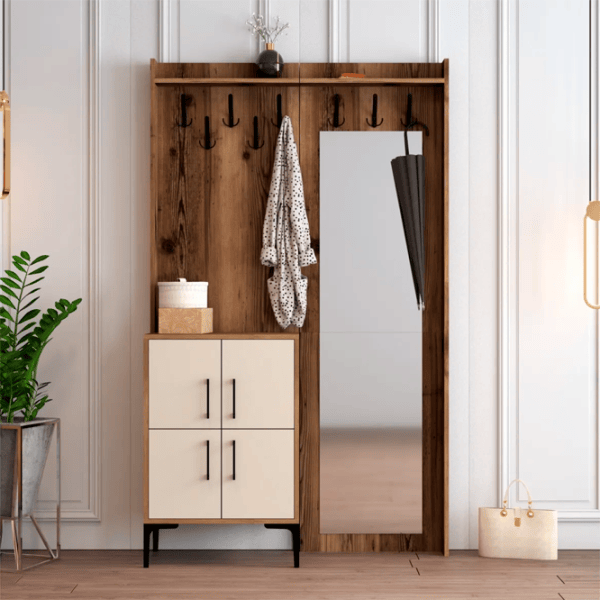 Dulap pentru antreu Trendy Sala Stand Berlin ABC PAL / Cream photo 2