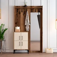 Dulap pentru antreu Trendy Sala Stand Berlin ABC PAL / Cream photo 2