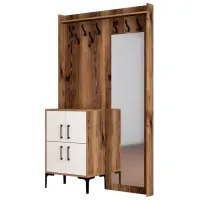 Dulap pentru antreu Trendy Sala Stand Berlin ABC PAL / White