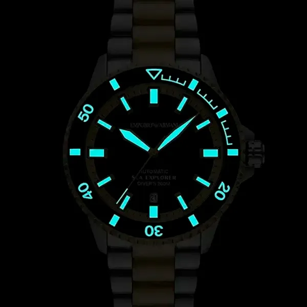 Ceas de mână pentru bărbați EMPORIO ARMANI AR60089 Mecanic / 42 mm photo 6