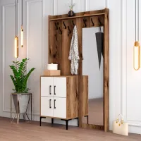 Dulap pentru antreu Trendy Sala Stand Berlin BC PAL / White marble photo 3