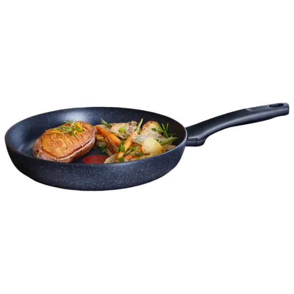 Сковорода Tefal Black Stone G2810472 Универсальная / 28 см / Черный photo 4