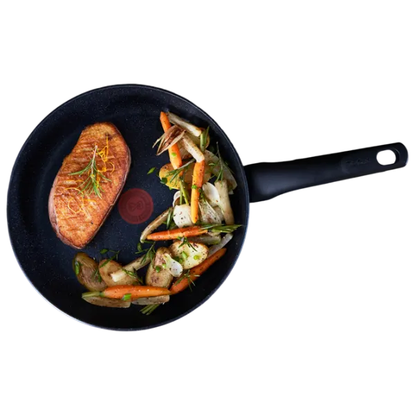 Сковорода Tefal Black Stone G2810472 Универсальная / 28 см / Черный photo 5