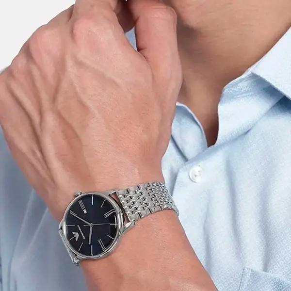 Ceas de mână pentru bărbați EMPORIO ARMANI AR11674 Cuarț / 39 mm photo 3