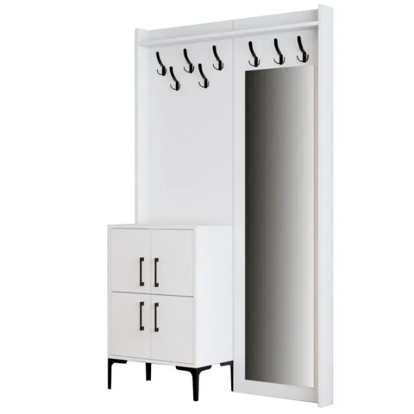 Dulap pentru antreu Trendy Sala Stand Berlin BC PAL / White photo 1