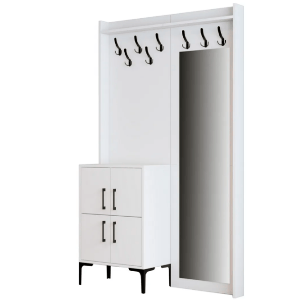 Dulap pentru antreu Trendy Sala Stand Berlin BC PAL / White photo 1