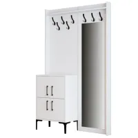Dulap pentru antreu Trendy Sala Stand Berlin BC PAL / White