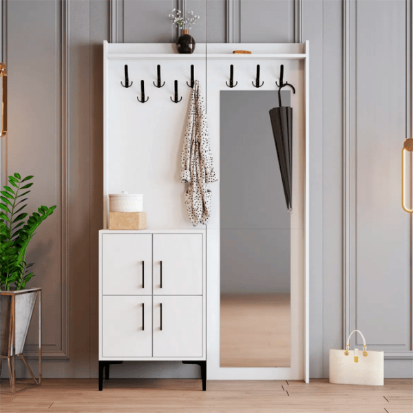 Dulap pentru antreu Trendy Sala Stand Berlin BC PAL / White photo 2