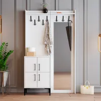 Dulap pentru antreu Trendy Sala Stand Berlin BC PAL / White photo 2