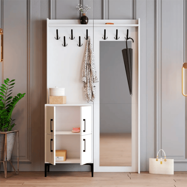 Dulap pentru antreu Trendy Sala Stand Berlin BC PAL / White photo 3