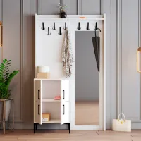 Dulap pentru antreu Trendy Sala Stand Berlin BC PAL / White photo 3