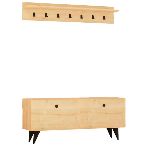 Dulap pentru antreu Trendy Sala Stand Rupa PAL / Oak photo 2