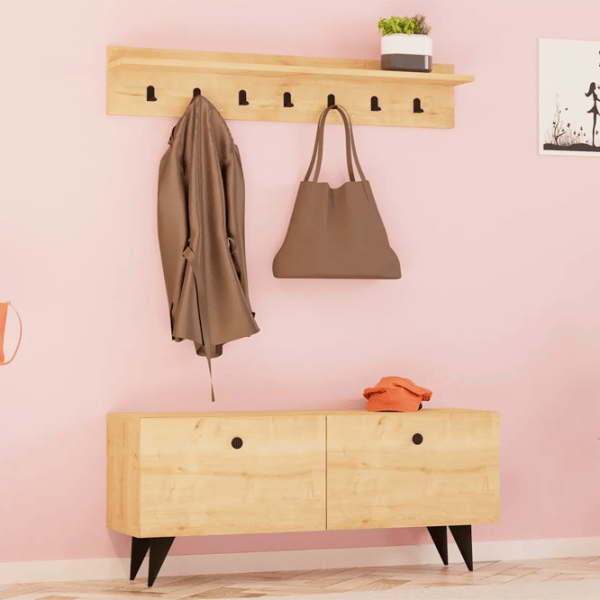 Dulap pentru antreu Trendy Sala Stand Rupa PAL / Oak photo 3