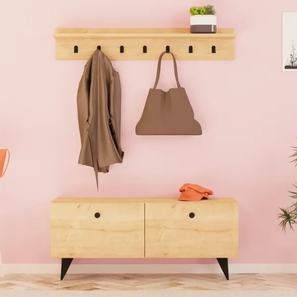 Dulap pentru antreu Trendy Sala Stand Rupa PAL / Oak photo 4