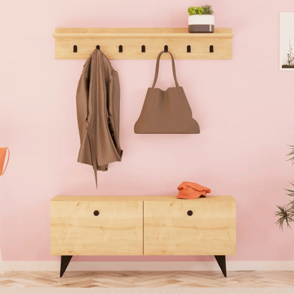 Dulap pentru antreu Trendy Sala Stand Rupa PAL / Oak photo 4