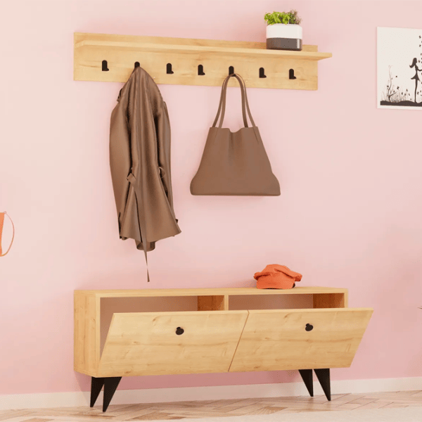 Dulap pentru antreu Trendy Sala Stand Rupa PAL / Oak photo 5