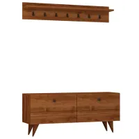 Dulap pentru antreu Trendy Sala Stand Rupa PAL / Nuc