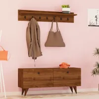 Dulap pentru antreu Trendy Sala Stand Rupa PAL / Nuc photo 5