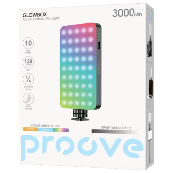 Lampă LED Proove Glowbox RGB Black photo 7