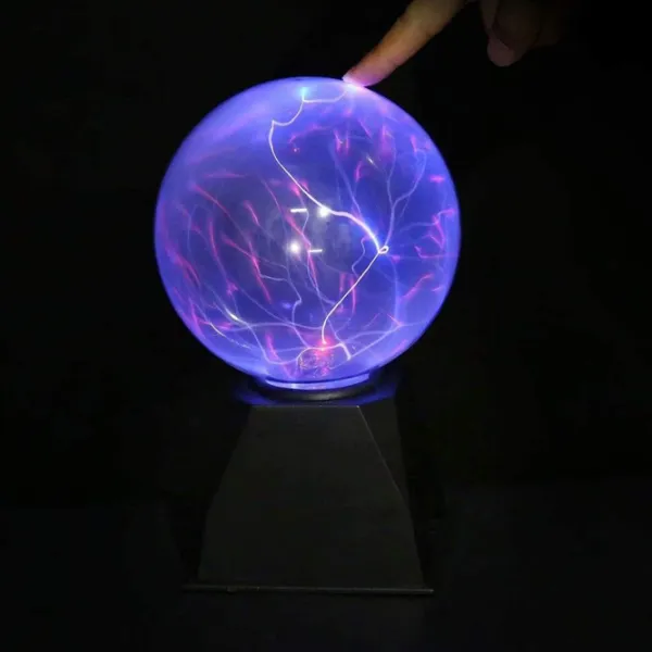 Lampă de masă LightWave Magic Plasma Ball 6 inch Black photo 3