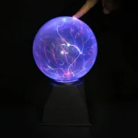 Lampă de masă LightWave Magic Plasma Ball 6 inch Black photo 3