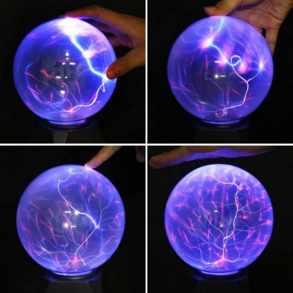 Lampă de masă LightWave Magic Plasma Ball 6 inch Black photo 5