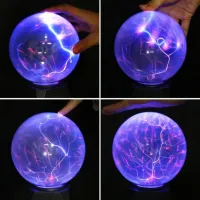 Lampă de masă LightWave Magic Plasma Ball 6 inch Black photo 5