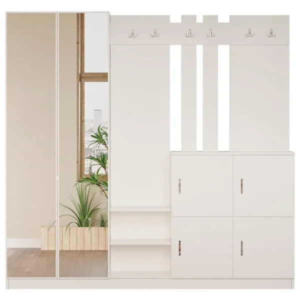 Шкаф для прихожей Trendy Sala Stand DD9 ДСП / White photo 1