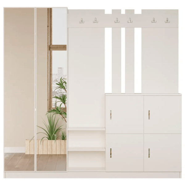 Шкаф для прихожей Trendy Sala Stand DD9 ДСП / White photo 1