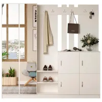 Dulap pentru antreu Trendy Sala Stand DD9 PAL / White photo 2