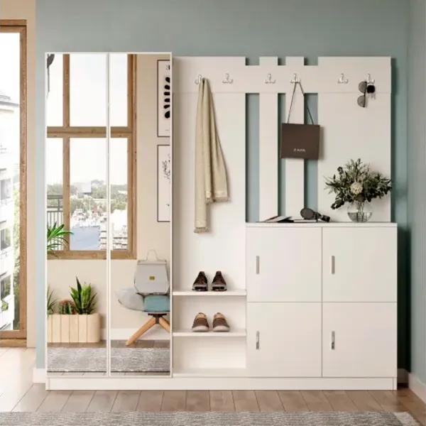 Шкаф для прихожей Trendy Sala Stand DD9 ДСП / White photo 3