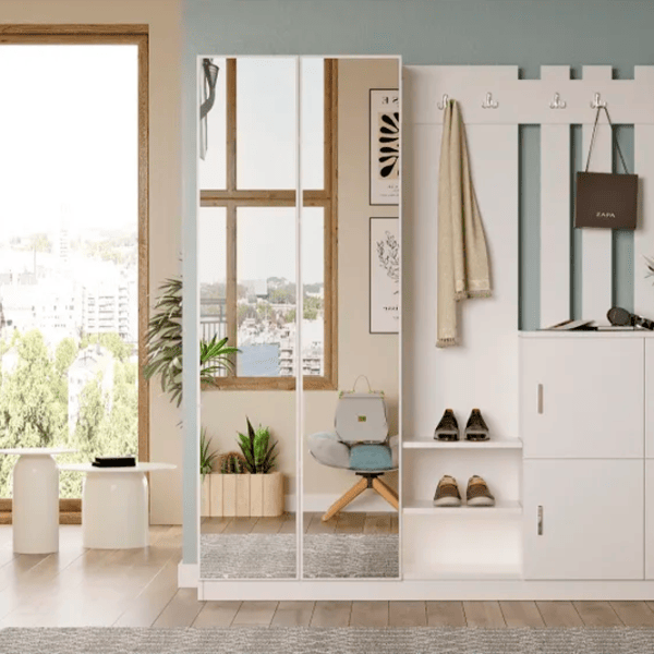 Шкаф для прихожей Trendy Sala Stand DD9 ДСП / White photo 5