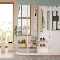 Dulap pentru antreu Trendy Sala Stand DD9 PAL / White photo 5