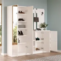 Dulap pentru antreu Trendy Sala Stand DD9 PAL / White photo 6