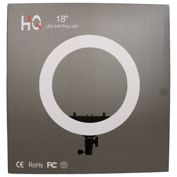 Штатив с круглой лампой Selfie Ring Light HQ-18RGB 450 мм Черный photo 6