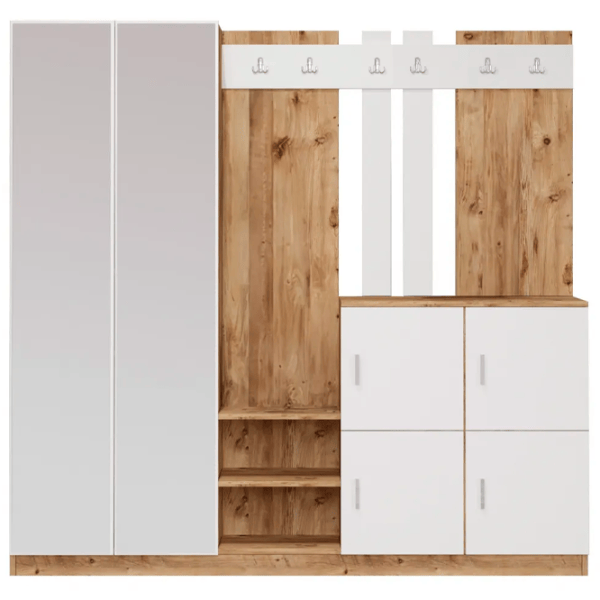 Шкаф для прихожей Trendy Sala Stand DD9 ДСП / White photo 1