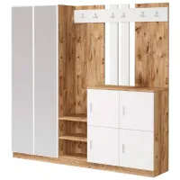 Dulap pentru antreu Trendy Sala Stand DD9 PAL / White photo 2