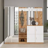 Dulap pentru antreu Trendy Sala Stand DD9 PAL / White photo 3