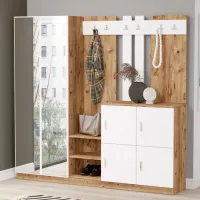 Dulap pentru antreu Trendy Sala Stand DD9 PAL / White photo 6