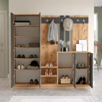 Dulap pentru antreu Trendy Sala Stand DD9 PAL / Antracit photo 5