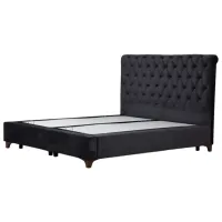 Кровать Trendy Deluxe 150 x 200 см / ДСП меламин / Антрацит