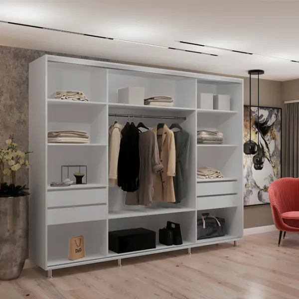 Dulap My-Style Cupe 270 x 60 x 210 / PAL / Ashen photo 3